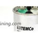 TEMCo 5 LOT Dual Run Capacitor RC0121-50/5 mfd 370 V 440 V VAC volt 50+5 uf AC Electric Motor HVAC - B01G48AN58